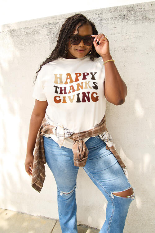 HAPPY THANKS GIVING Short Sleeve T-Shirt